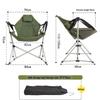 OEING Outdoor Folding Rocking Camping Chair