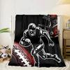 Baseball Fire Power Blanket Flannel Blanket for Bed, Sofa, Camping, Hiking, Picnic Essentials, Gift for Family Fan Gifts