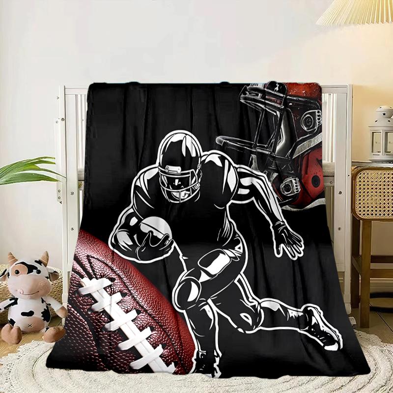 Baseball Fire Power Blanket Flannel Blanket for Bed, Sofa, Camping, Hiking, Picnic Essentials, Gift for Family Fan Gifts