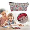 High Quality Lace Floral Design Pen Bag Large Capacity Multifunctional Stationery Bag Stationery Organizer Students