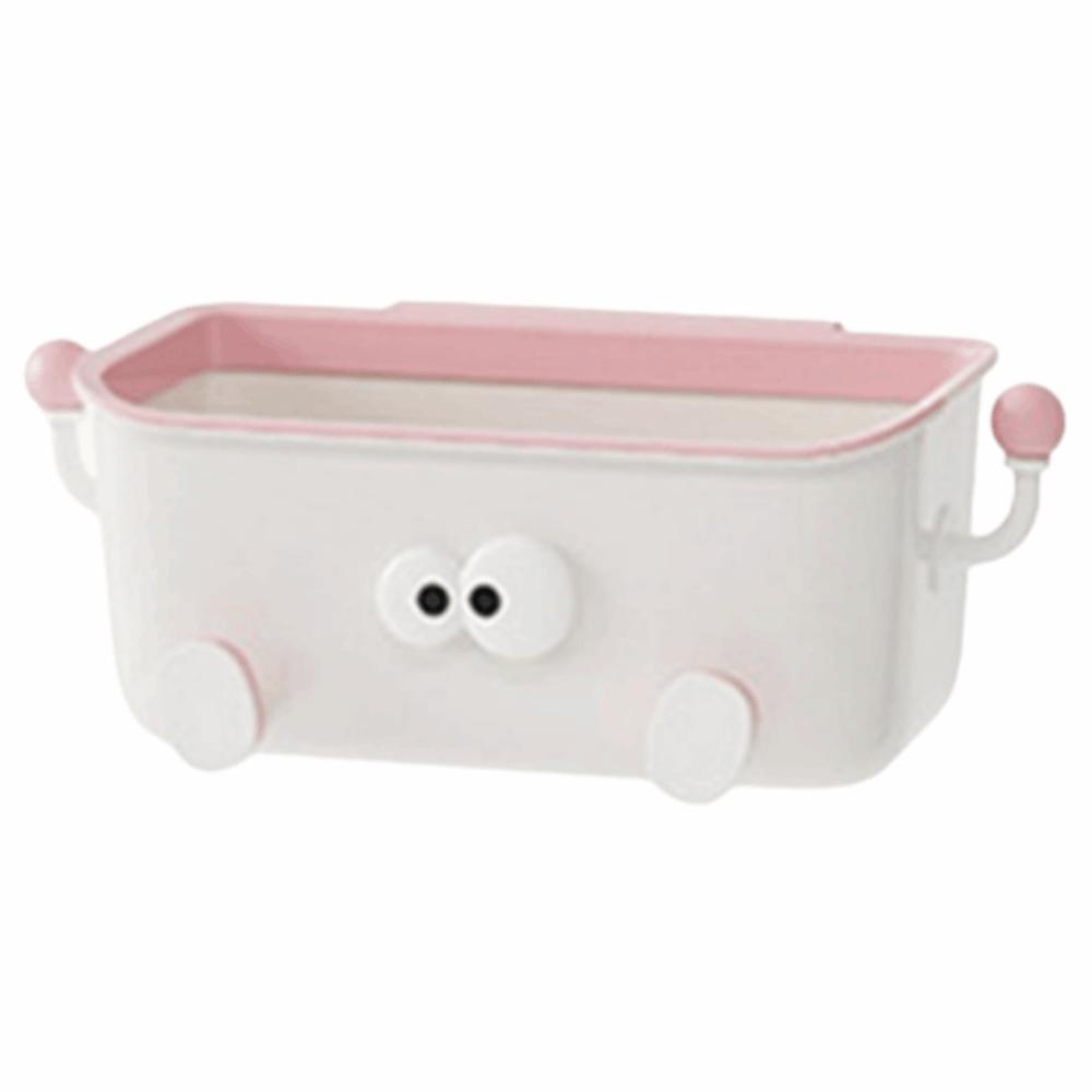 

Free Punch Door Hanging Trash Can Large Capacity Bed Storage Organizer Dormitory рожевий