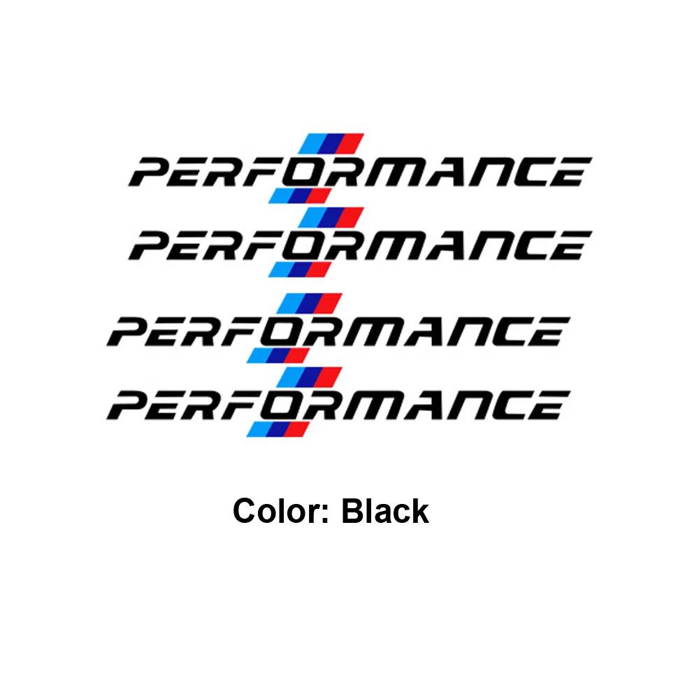 4PCS/SET Newest M Performance Logo Side Door Handle Sticker - for all hj1 models: F10, F20, F30, E90, E60, E46, E39, X3, X5, G30 1jh