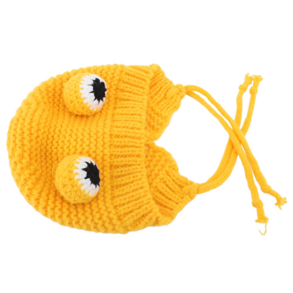 Dog Knitted Hat Funny Cute Design Comfortable Pets Winter Warm Knitted Hat for Small Dogs Cats Cold Weather Winter