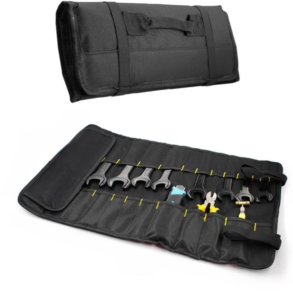 Waterproof Tool Bags 22 tool pockets+1 zipper bag Multi Pockets Organizer Tool Roll  Mechanic