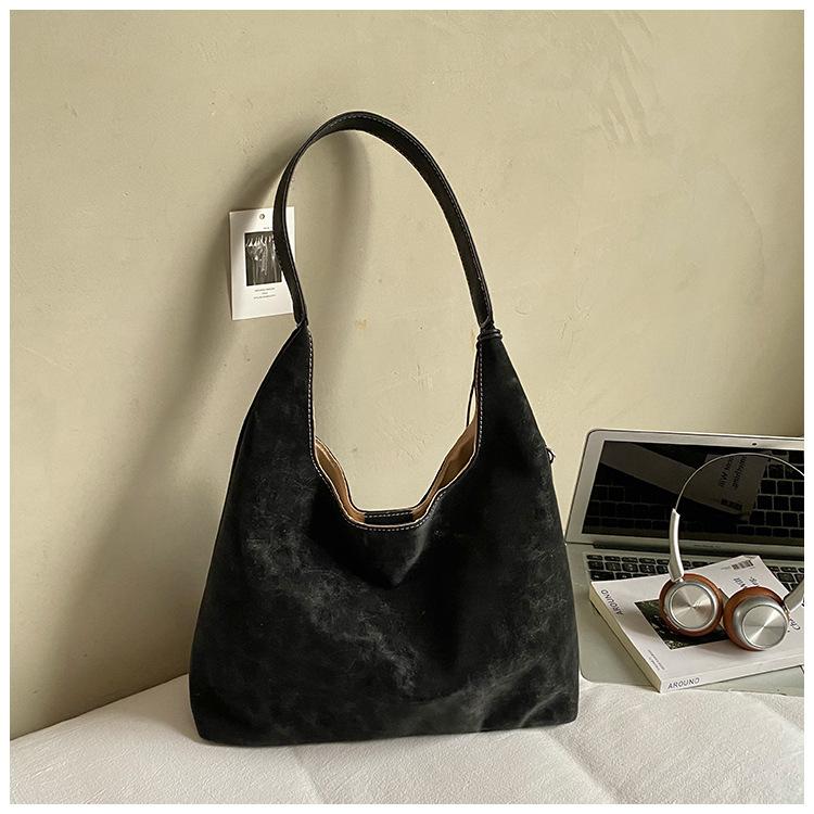 Large Capacity Casual Autumn New Texture Trend Fashion Simple Casual Shoulder Tote Bag Women