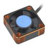 Metal 504 Motor ESC Cooling Fan Heat Sink RC Car Accessory Upgrade Parts (Orange Black)