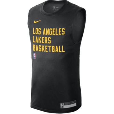 Quick-Dry Sleeveless Skin-Friendly Knitted Basketball Vest Men Tops Black HF7458-010