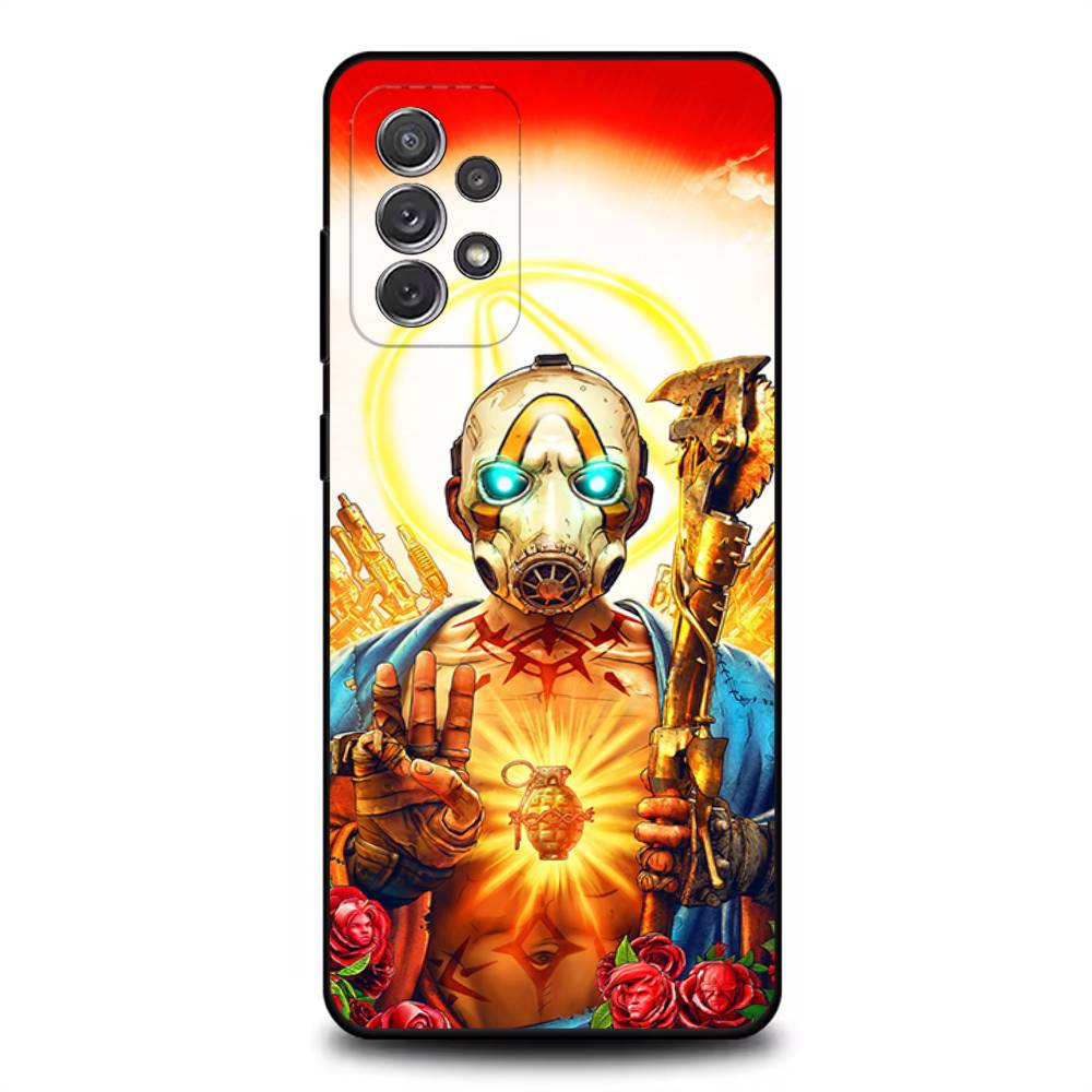 B-Borderlands G-Game Phone Case For Samsung S 25,24,23,22,30,21,10,9,Ultra,Plus,Lite,FE,4,5G Black Soft Case