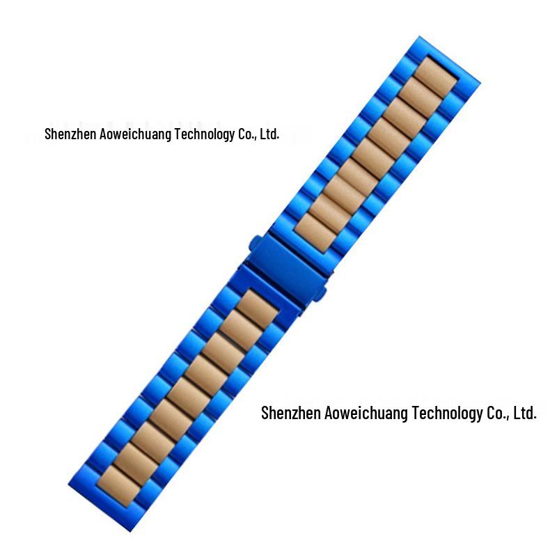 Universellt Metall Rostfritt Stål Klockarmband för Apple, Samsung, Huawei