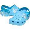 Crocs Classic Daisy Clog Comfortable Versatile Slip-Resistant Durable Low-Top Sandals Kids clogs Blue 211257-4WD