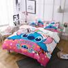 Digital Printing Three-Piece Cute Cartoon Quilt Cover 3D Bed Kit