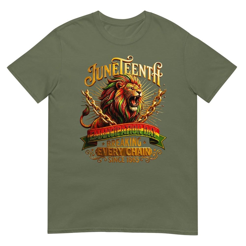Juneteenth Breaking Every Chain Since 1865 Black Freedom Unisex Tshirt