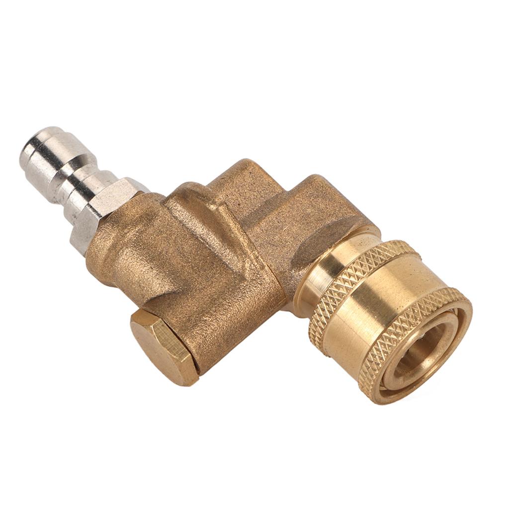 Quick Connecting Pivoting Coupler Attachment 1 4in for Pressure Washer Nozzle Adjustable 4500psi Garden Supplies 5 Level