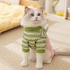 Autumn and Winter Dog Big-eyed Monster Striped Small and Medium-sized Dog Warm Four-legged Cat Teddy Bear Pet Clothes