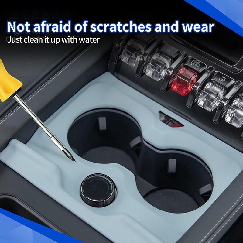 For BYD Leopard 5 2025+ center console center console water cup mat center console water cup protection rack auto Accessories