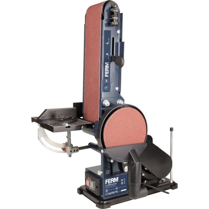 Ponceuse À Bande - FERM - BGM1022 - 350W - 292 M/min - 100 Mm