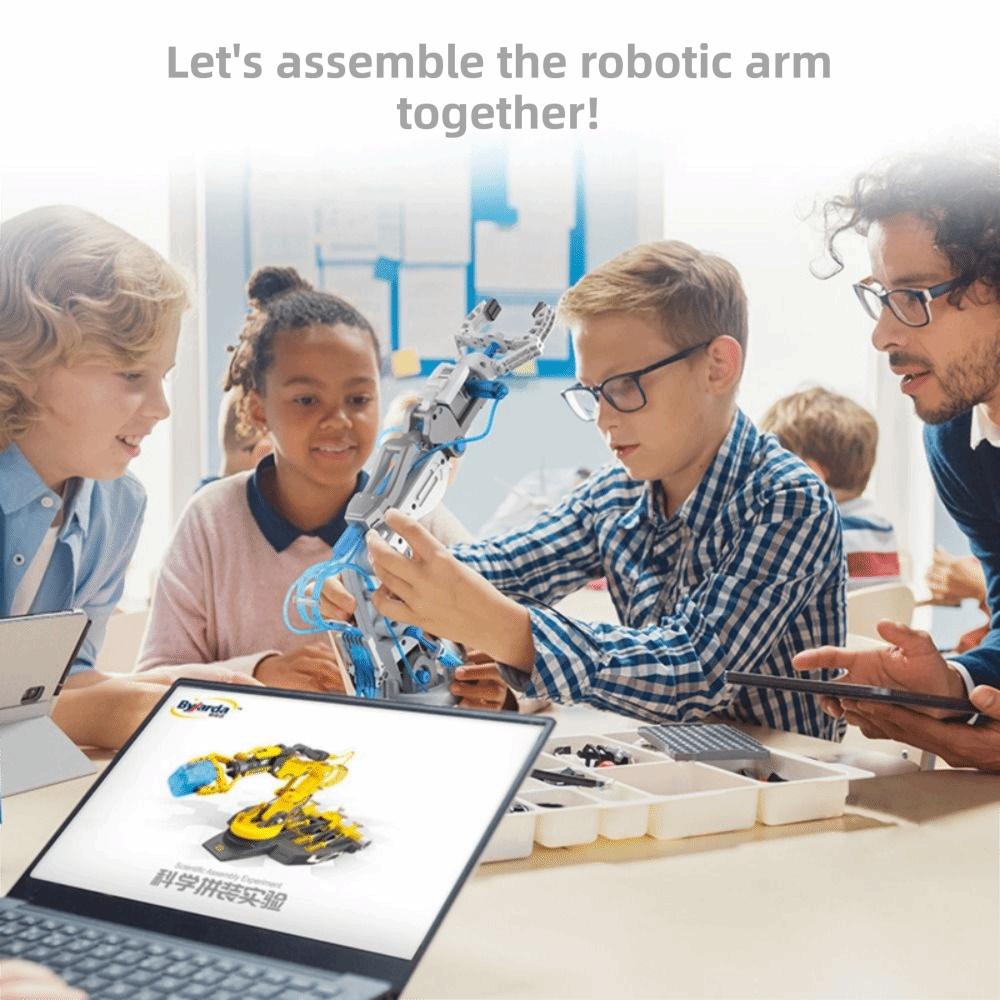 Hydraulic System Science Experiment Set 3IN1 Model Kit STEM Assembly Toys Children Education