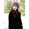 Faux Mink Hat Winter Women's Eco-friendly Mink Hat Winter Middle-aged and Elderly Warm Ear Protection Fur Beret