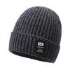 M Printing Letter Knitted Winter Beanie Hat Lightweight Warm Cap Fashion Gift