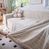 Chenille Line Sofa Cover Mat Throw Blankets Living Room Couple Position  Modern  Camping Picnic Blanket Cover