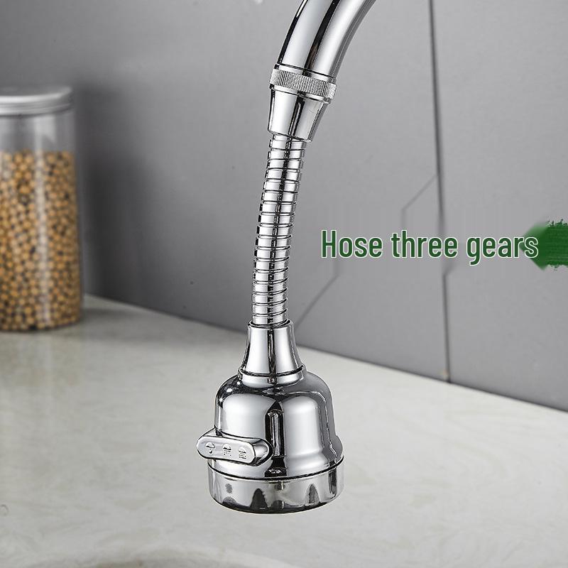 Universal Kitchen Faucet Aerator & Anti-Splash Shower Head with Filter