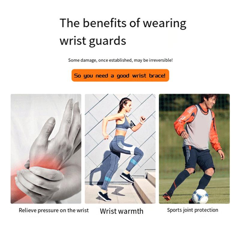 A23I-1 Pairs Wrist Sweatband Sports Wristband Sweatband Wrist Sweat Band/Brace Elastic Wristband For Men Women Tennis Durable Ye