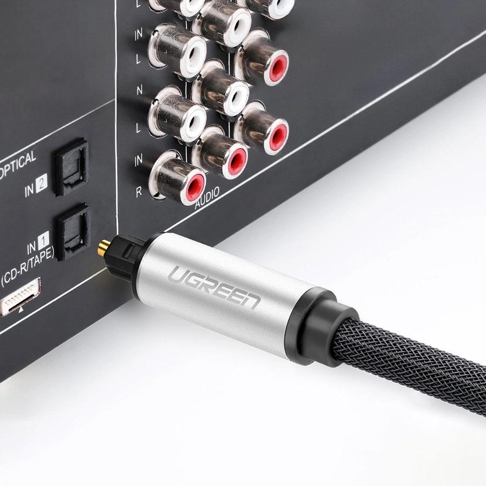 Ugreen AV108 Optical Toslink/SPDIF Audio Cable 2m - Gray