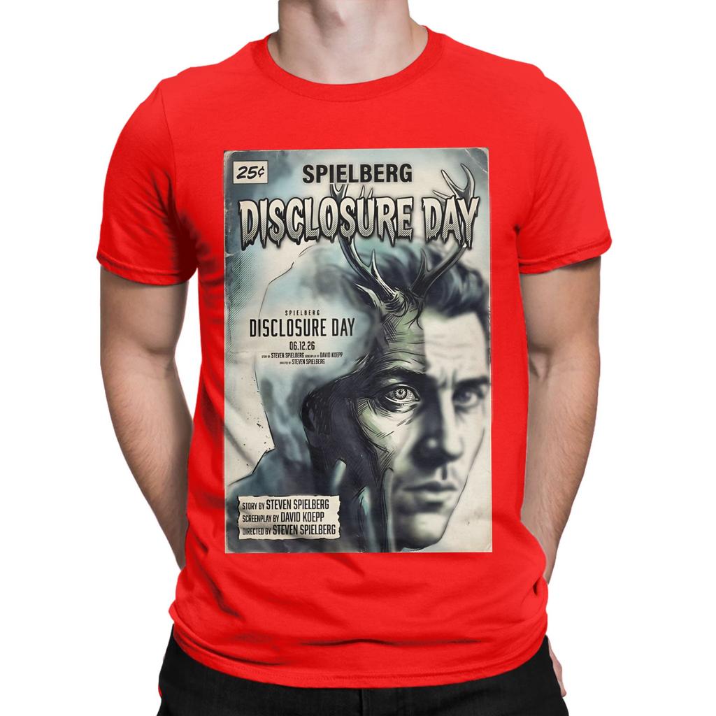 Disclosure Day Inspired Retro Art Novelty 100 Cotton TShirt Disclosure Day Tops Tees For Unisex