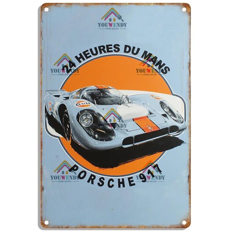 

Shabby Chic Gulf Racing Vintage Metal Tin Signs Metal Plaque Sign Retro Garage Wall Decor Plate Gas Station Decoration 30x40cm(11.8x15.7inch)