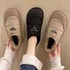 Women's Cotton Shoes Autumn Winter New Lightweight Comfortable Soft Sole Casual Shoes Non Slip Thicken Plush Vintage Warm Shoes