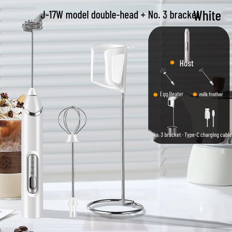 Handheld Electric Milk Frother and Coffee Stirrer