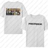 Funny Tv Series WANTED Tshirt Unisex Prison Break Streetwear Vintage Harajuku Top Cotton Short Sleeve Michael Scofield Tees