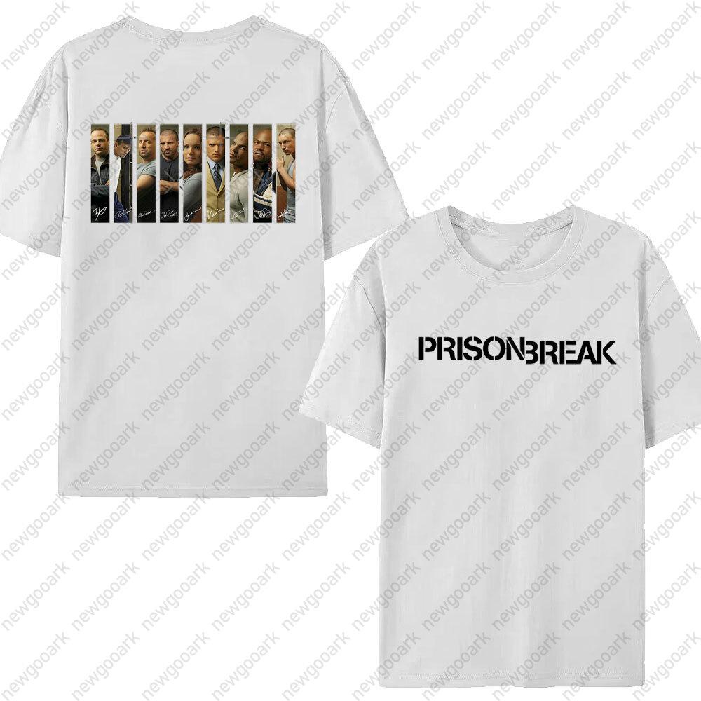 Funny Tv Series WANTED Tshirt Unisex Prison Break Streetwear Vintage Harajuku Top Cotton Short Sleeve Michael Scofield Tees