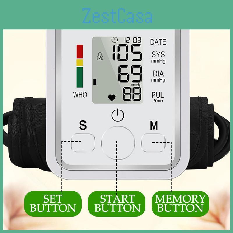 High Precision Medical Grade Electronic Blood Pressure Monitor Fully Automatic