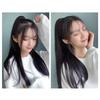 Extension Long Straight Pony Tail Hairpiece Curly Synthetic Hairpiece  for Women Hair Accessories