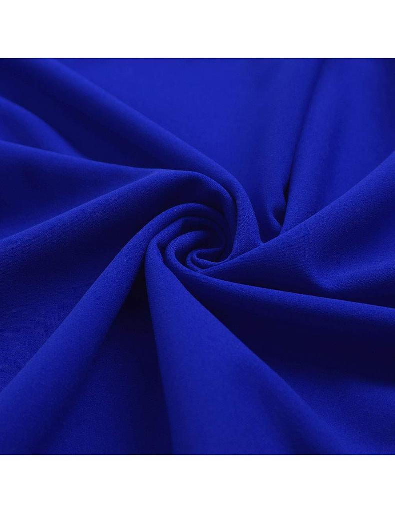 Dresstel Midi Summer Perfect for Size XL Women's Dress, Clothes, A-Line, Slimming, Stylish, Casual, Commuting, Parties, Blue,