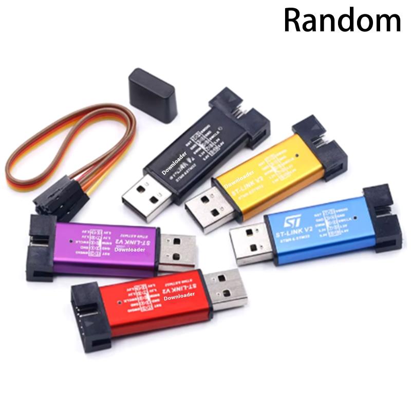 1/2/3 Stück St Link V2 Link Stlink Stm8 Stm32 Simulator Download Programmierer Mit Abdeckung Kabel Emulator Download Dupont Kabel