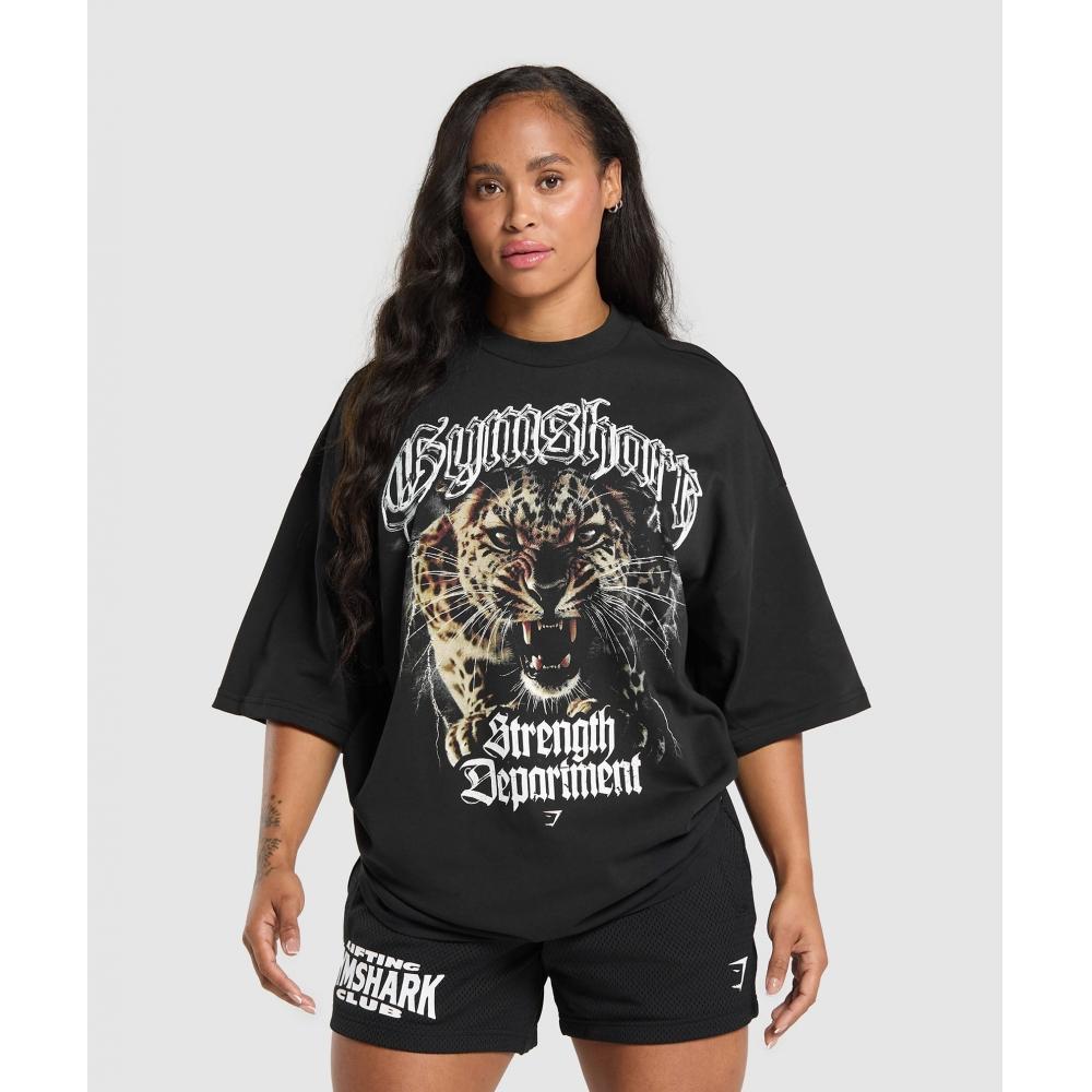 

Gymshark STrengTh DeparTmenT Animal T shirT Black B2b7f Bb2j S