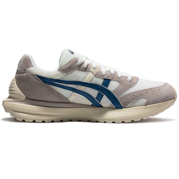 Asics Tarther Sc Fabric Leather Trend Sports Low Top Casual Shoes Unisex Casual Shoes White Gray 1203A125-102