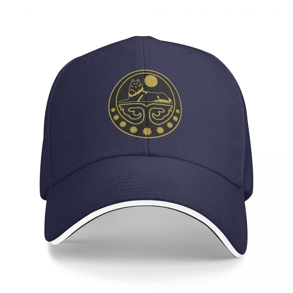 Tschetschenischer Wolfswappen Ichkeria Tschetschenien Baseballkappen Snapback Baseballmützen Atmungsaktiv Lässig Kappe Outdoor Unisex