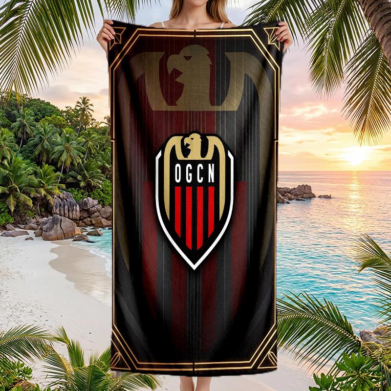 OGC Nice FC print Quick Dry Beach Towel Microfiber Absorbent Portable Travel Swimming Towel