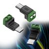 Doppelzweck Micro-USB zu 2-Pin Klemmenstecker 5V3A Ladeadapter für Heimelektronik Spielzeug-Ladeadapter