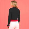Autumn and Winter Sweater Valentine's Day Love High Neck Knit Sweater Pullover Bottom Sweater