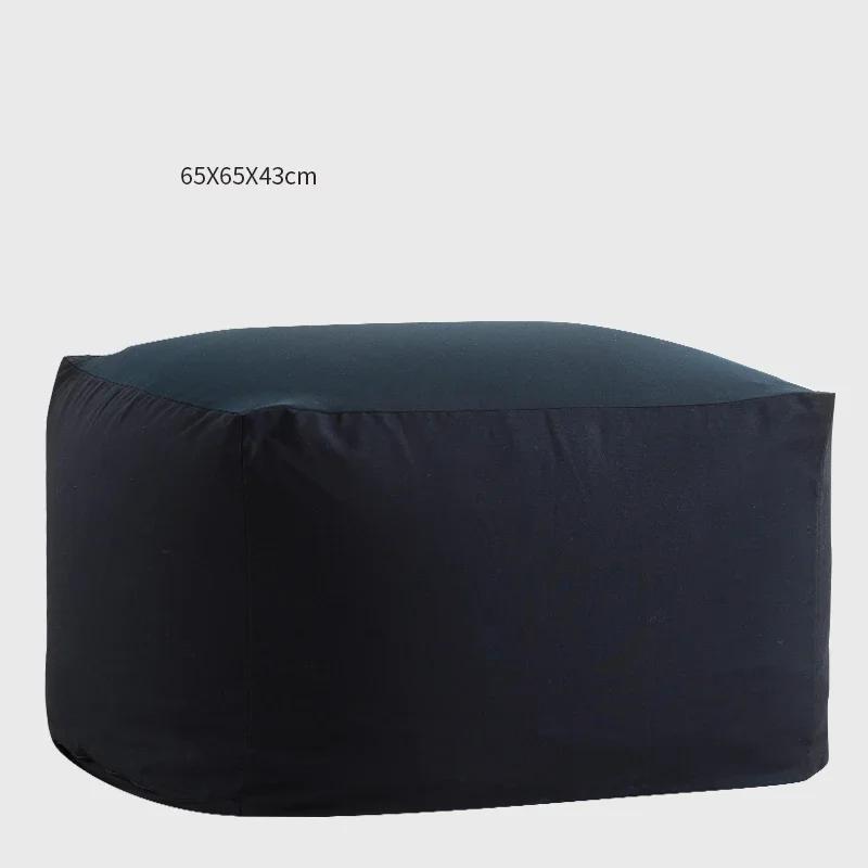 Japanese Style Soft Lazy Sofa Cozy Single Chair Unfilled Lounge Bean Bag Sofa Cover Home Pouf Couch Tatami Living Room Furniture