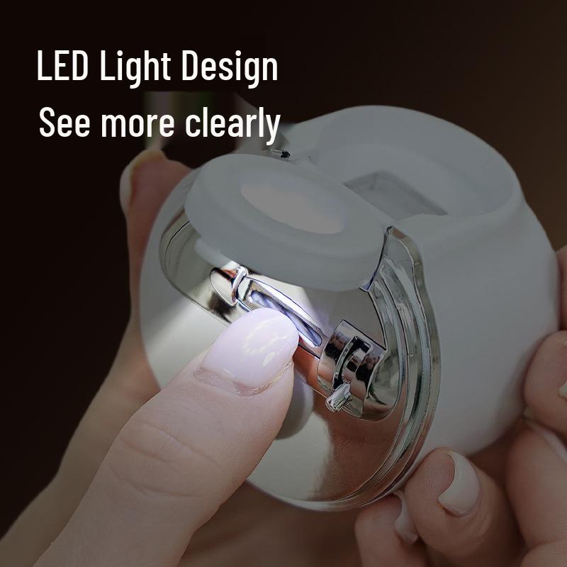 Rechargeable 2-in-1 Electric Nail Clipper & Grinder for Kids - Portable, Lithium Battery