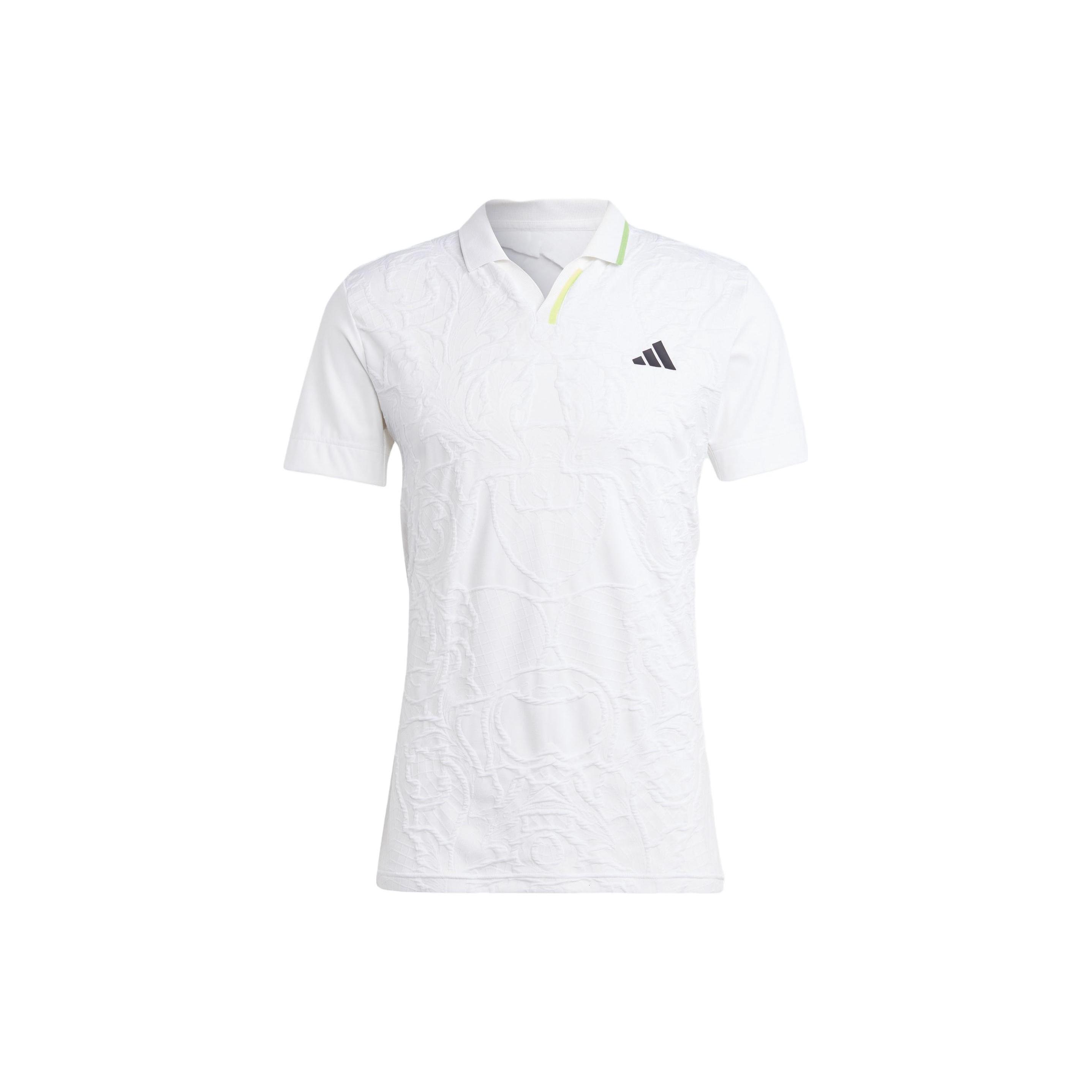 adidas AEROREADY FreeLift Pro Tennis Polo Shirt White Men s IA7099 S