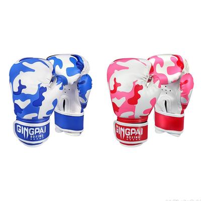 1 Pair Kids Gift Graffiti Glove Children Kickboxing Kick Box Training Punching Sandbag Sports Fighting Gloves MMA Boxing Glove