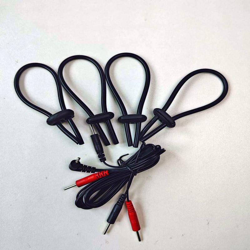 Männlicher Elektroschock-Penisring, Elektrische Stimulationsmassage-Gliedring, Verzögerungszeitring, Spielzeug mit medizinischem Thema, Sexprodukt-Zubehör