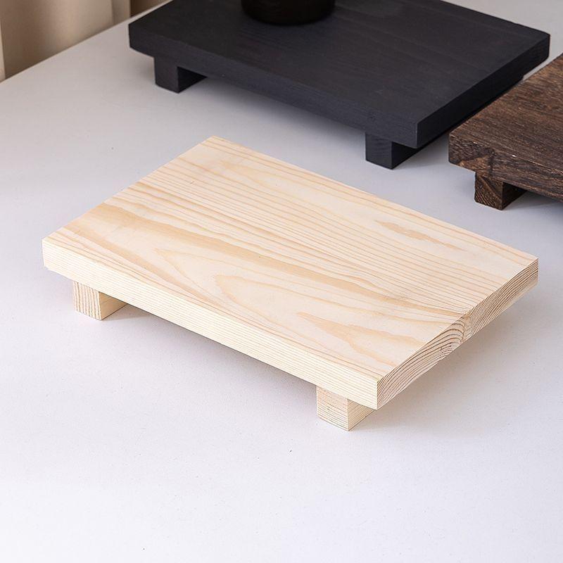 Square Wooden Tray for Decorative Displays, Photography, and Restaurant Decor