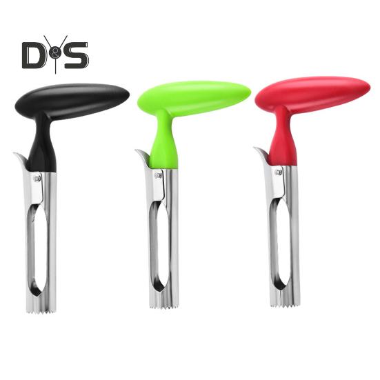 Herramienta para Quitar el Corazón de la Fruta con Cuchillas Serradas Afiladas Fácil de Usar Portátil Multifunción Cortador de Fruta Descorazonador